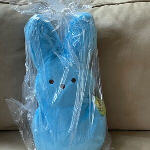 Blue Plush Bunny peep